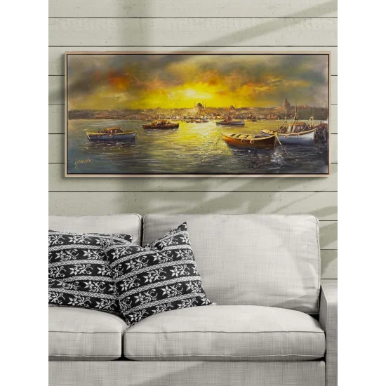 The Serene Face of Istanbul Oil Painting