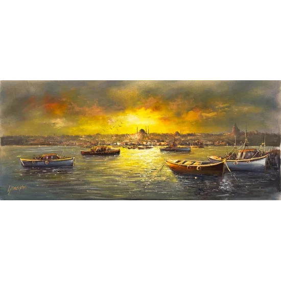 The Serene Face of Istanbul Oil Painting