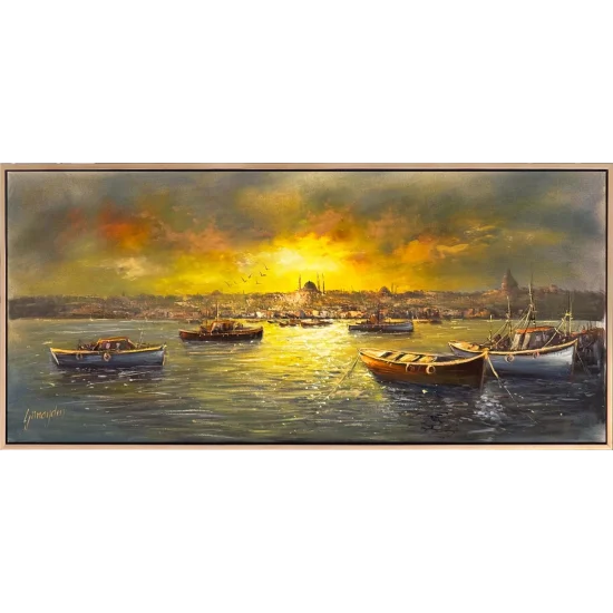 The Serene Face of Istanbul Oil Painting