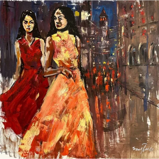 İyi Arkadaşlar Yağlı Boya Tablosu