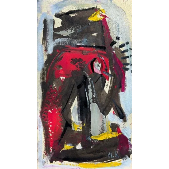 Traces And Lines Oil Painting