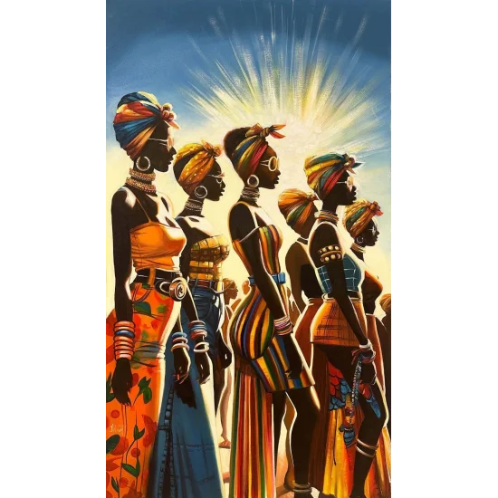 Kadınların Ezgisi Yağlı Boya Tablosu