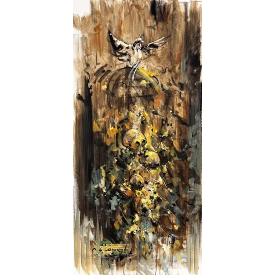 The Scream Inside the Cag Oil Painting