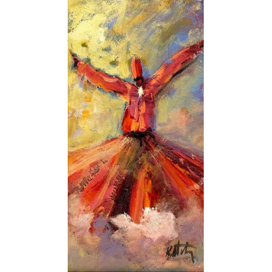 Kalbin Ekseninde Yağlı Boya Tablosu