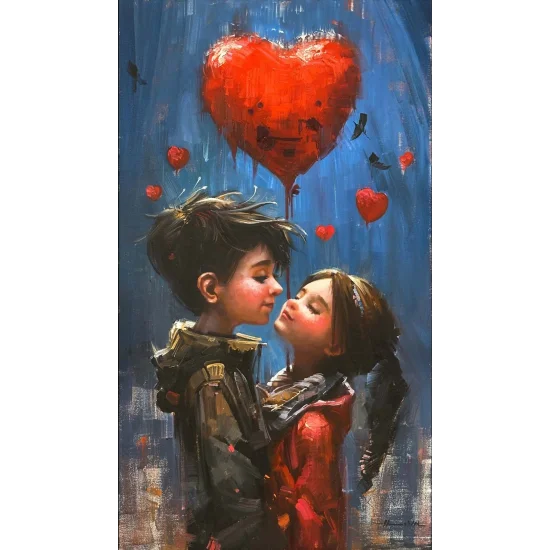 Journey from Heart to Heart Oil Painting