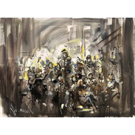 Echoes Of Chaos Oil Painting