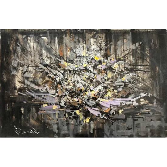 Chaotic Balance Oil Painting