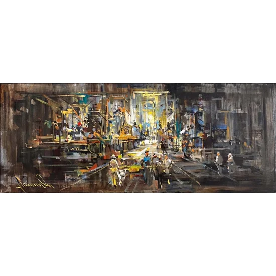 Kapalı Çarşı’nın Sesi Yağlı Boya Tablosu