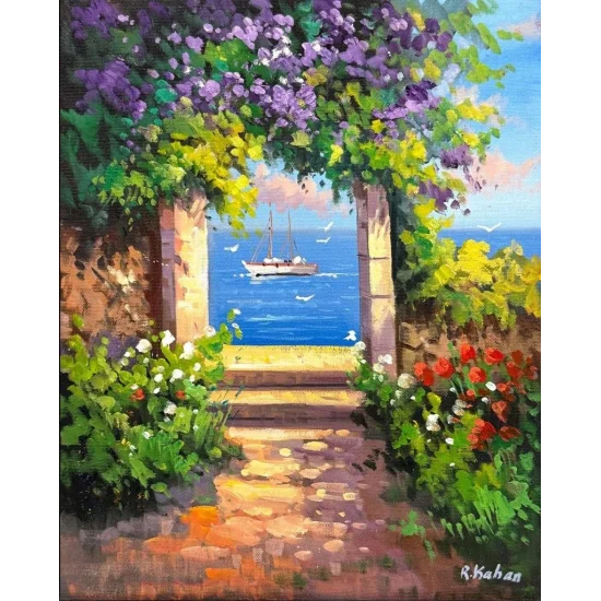 Light Behind the Door Oil Painting