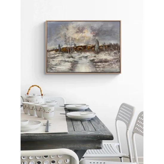 Time Beneath the Snow Oil Painting