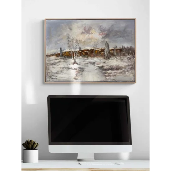 Time Beneath the Snow Oil Painting