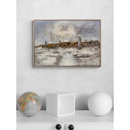 Time Beneath the Snow Oil Painting