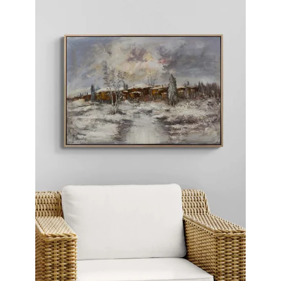 Time Beneath the Snow Oil Painting