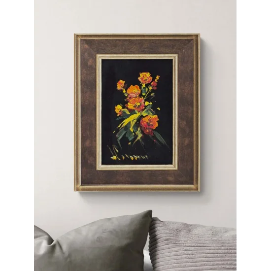 Karanlığa Dokunan Renk Yağlı Boya Tablosu