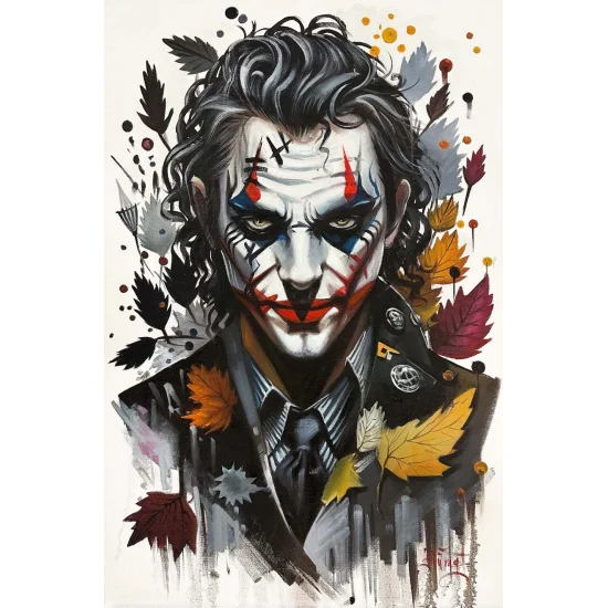 Joker of the Darkness Oil Painting