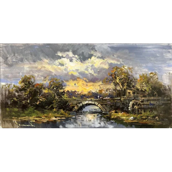 Karmaşadan Huzura Yağlı Boya Tablosu