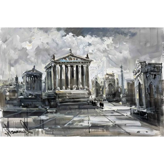 Traces of a Lost Civilization Oil Painting