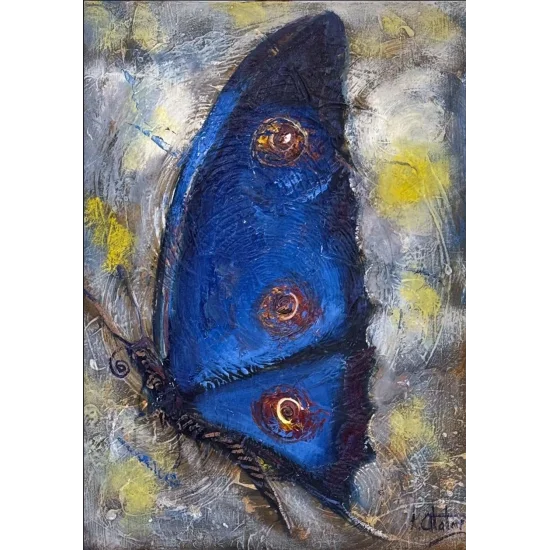 Kayıp Kelebek Yağlı Boya Tablosu