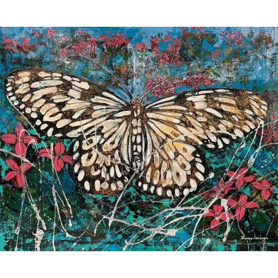 Kelebek Etkisi Yağlı Boya Tablosu