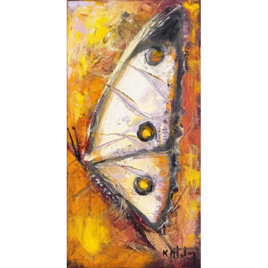 Kelebek Kanadında Düş Yağlı Boya Tablosu