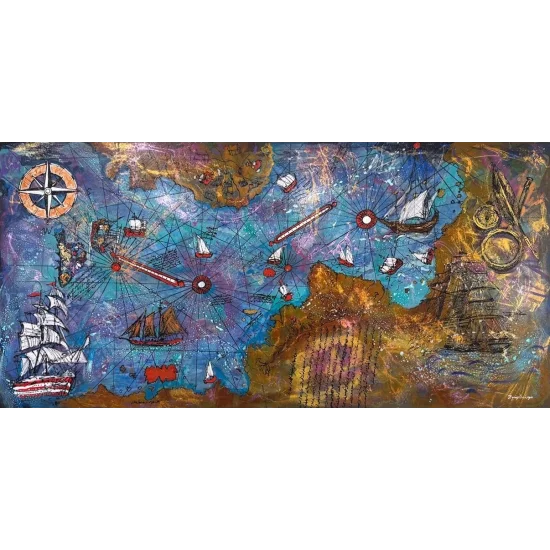 In the Path of Discovery Oil Painting