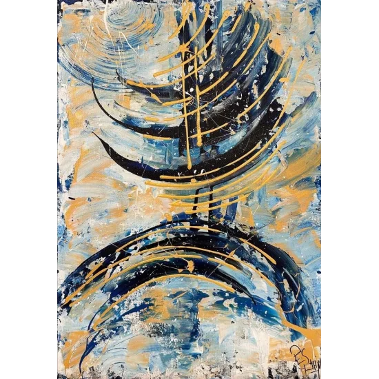 Kırık Zaman Yağlı Boya Tablosu