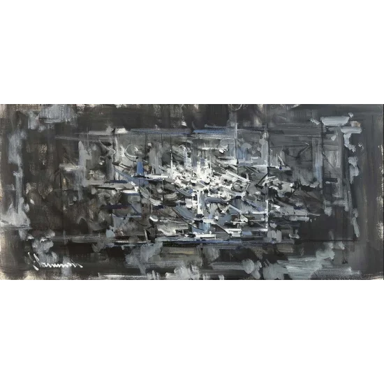 Kırık Zamanlar Yağlı Boya Tablosu