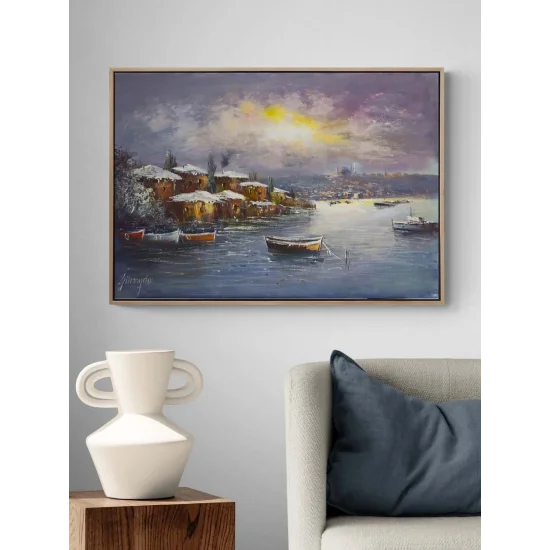 Winter Istanbul Oil Painting