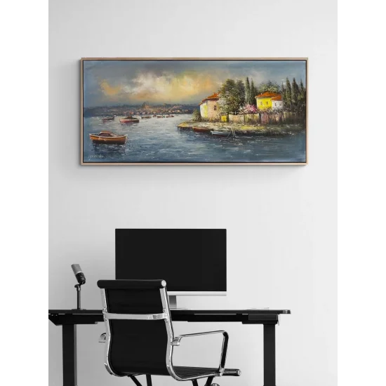 Tranquility Washing Ashore Oil Painting