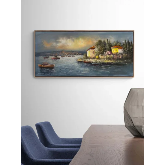 Tranquility Washing Ashore Oil Painting