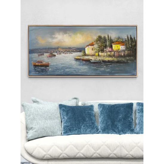 Tranquility Washing Ashore Oil Painting