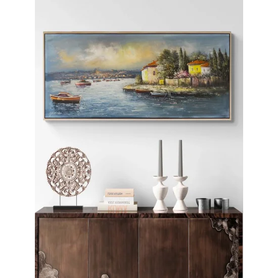 Tranquility Washing Ashore Oil Painting