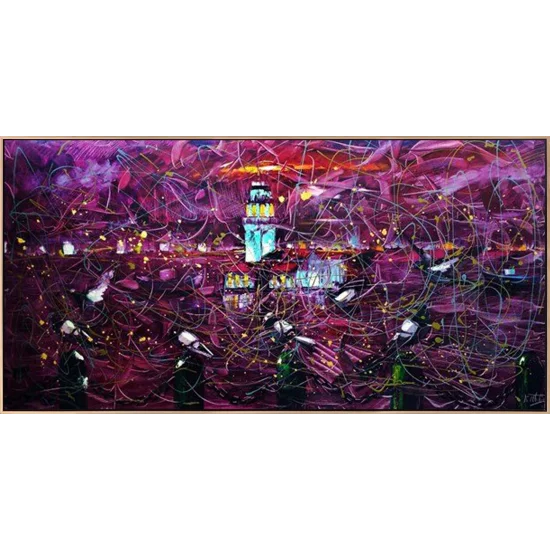 The Story of the Maidens Tower Oil Painting | Simurg