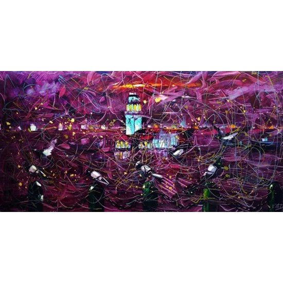 The Story of the Maidens Tower Oil Painting | Simurg