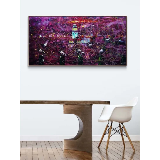 The Story of the Maidens Tower Oil Painting | Simurg