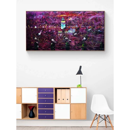 The Story of the Maidens Tower Oil Painting | Simurg