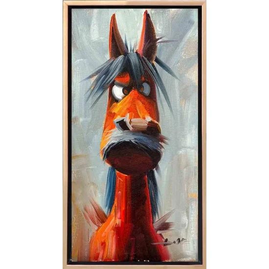 The Angry Donkey Oil Painting