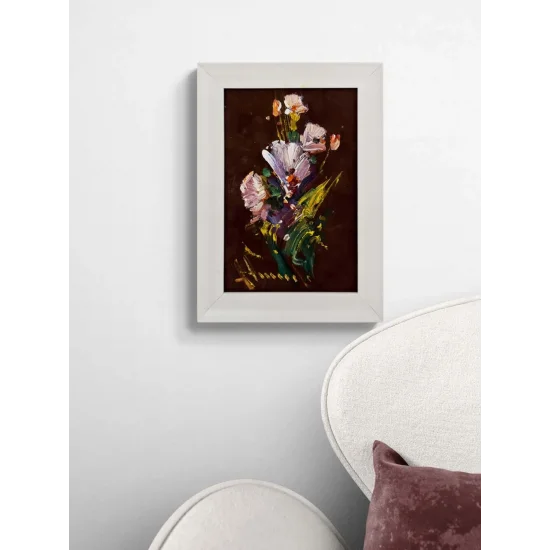 Kızıl Yapraklar Yağlı Boya Tablosu