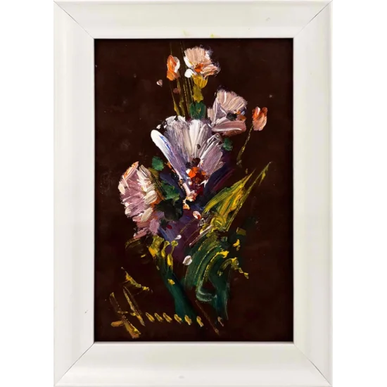 Kızıl Yapraklar Yağlı Boya Tablosu