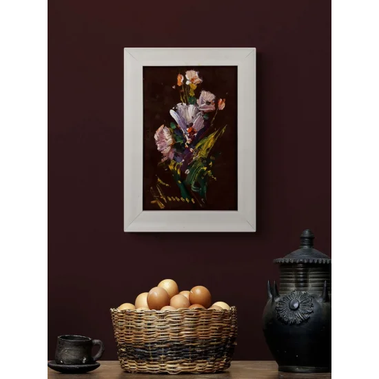 Kızıl Yapraklar Yağlı Boya Tablosu