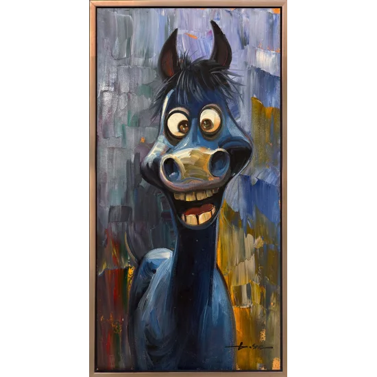 Koca Gülüş Yağlı Boya Tablosu