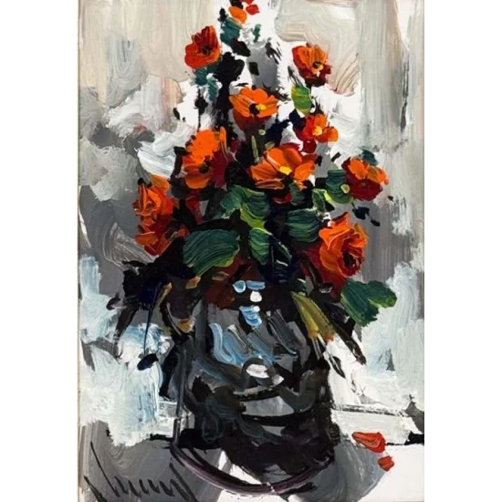 Kokusu Kalan Hatıralar Yağlı Boya Tablosu