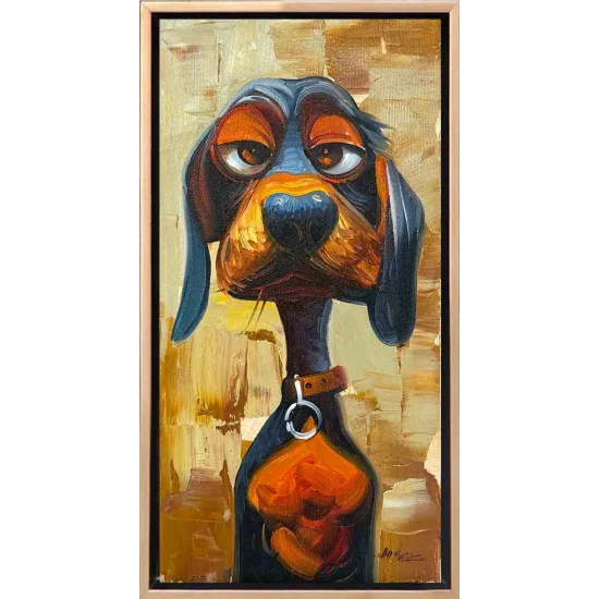 Dog Oil Painting
