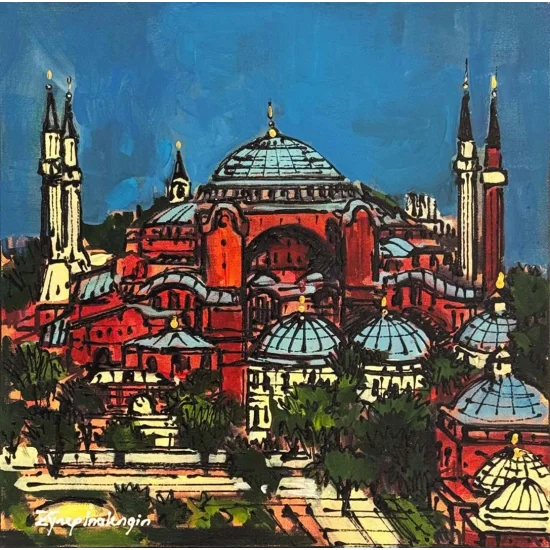 Hagia Sophia Beneath the Dome Oil Painting