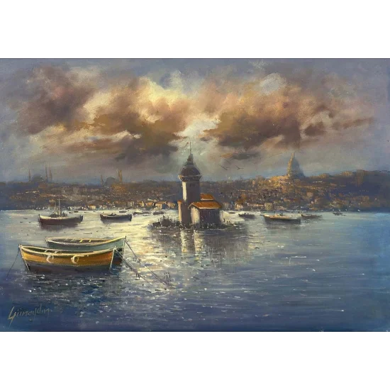Day’s End at the Tower Oil Painting