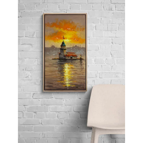 Kuleye Doğru Yağlı Boya Tablosu