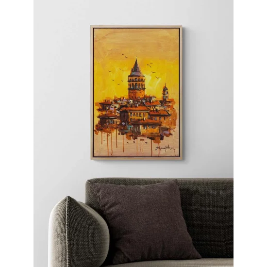 Kuleye Doğru Yağlı Boya Tablosu