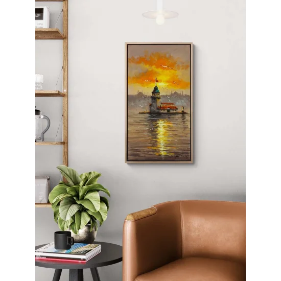 Kuleye Doğru Yağlı Boya Tablosu