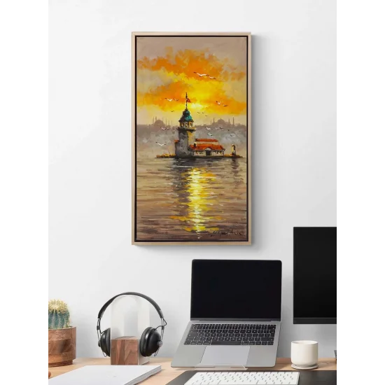 Kuleye Doğru Yağlı Boya Tablosu