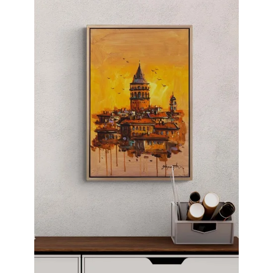 Kuleye Doğru Yağlı Boya Tablosu